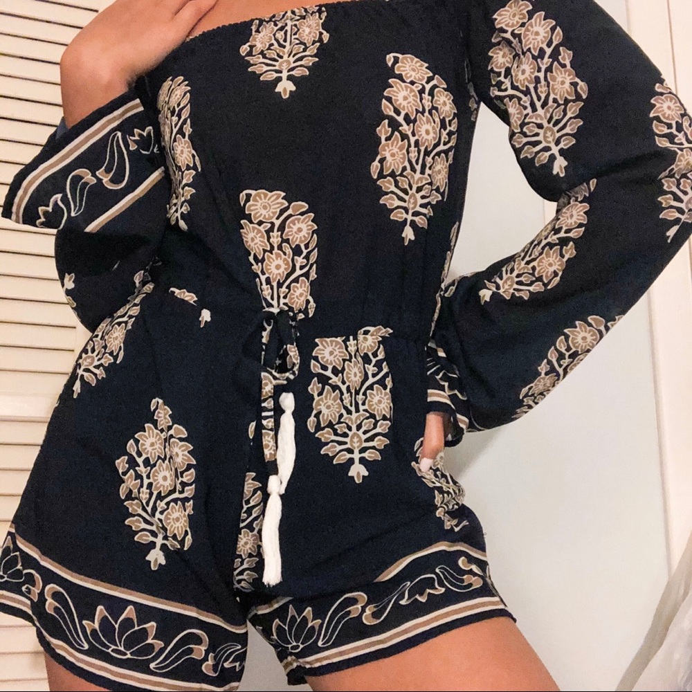 Off the shoulder romper